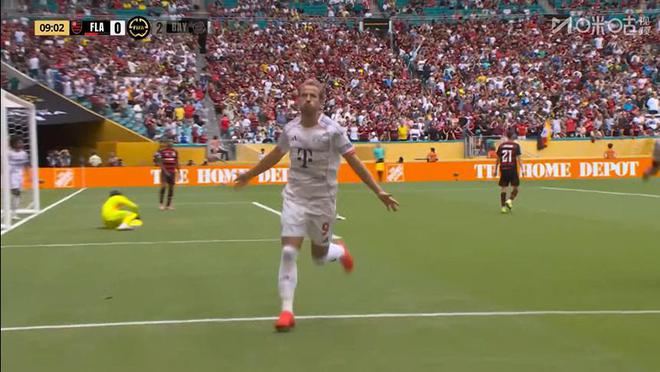 凱恩破門！拜仁9分鐘2-0領(lǐng)先！3分2球速勝！