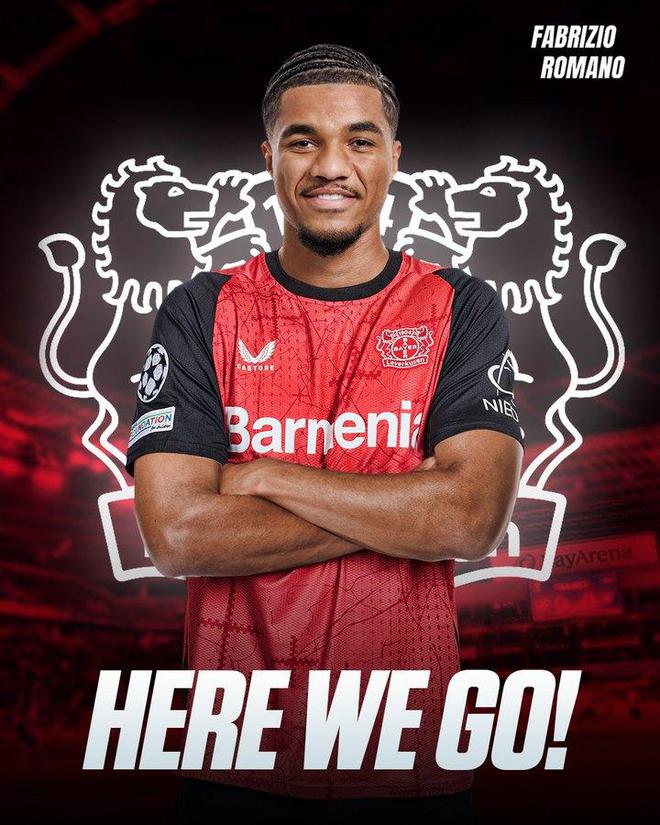 羅馬諾：勒沃庫森簽蒂爾曼，總價3500-4000萬歐。