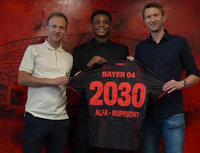 勒沃庫森簽魯普雷希特至2030年