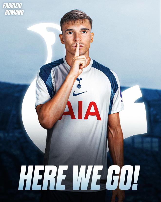 羅馬諾：HWG！帕利尼亞租借熱刺，含3000萬買斷。