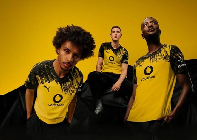 多特新主場球衣：黃黑激情，動感設計顯球迷力量