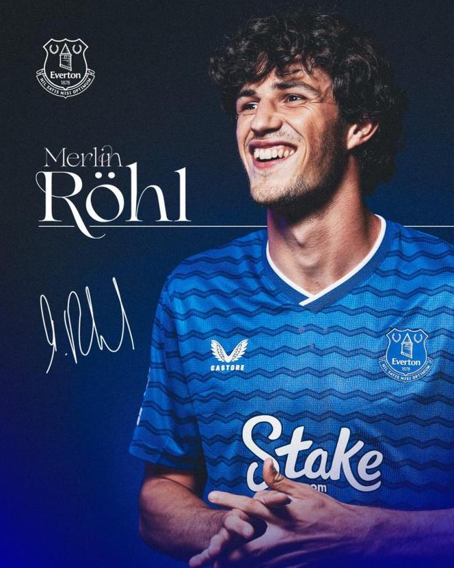 埃弗頓官宣：簽下23歲弗賴堡中場羅爾，租借買斷。