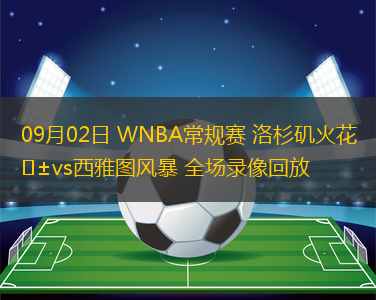 09月02日 WNBA常規(guī)賽 洛杉磯火花vs西雅圖風(fēng)暴 全場錄像回放